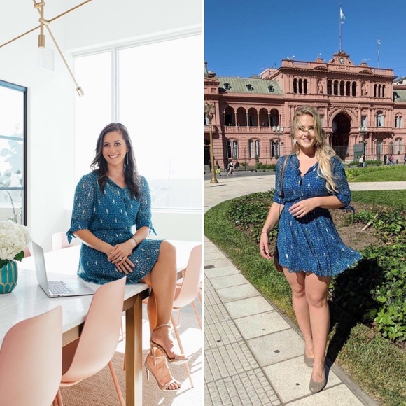 ba&sh Madrid Silk Metallic Print Blouson Mini Dress S Bohemian Lightweight Pleat - Picture 3 of 11